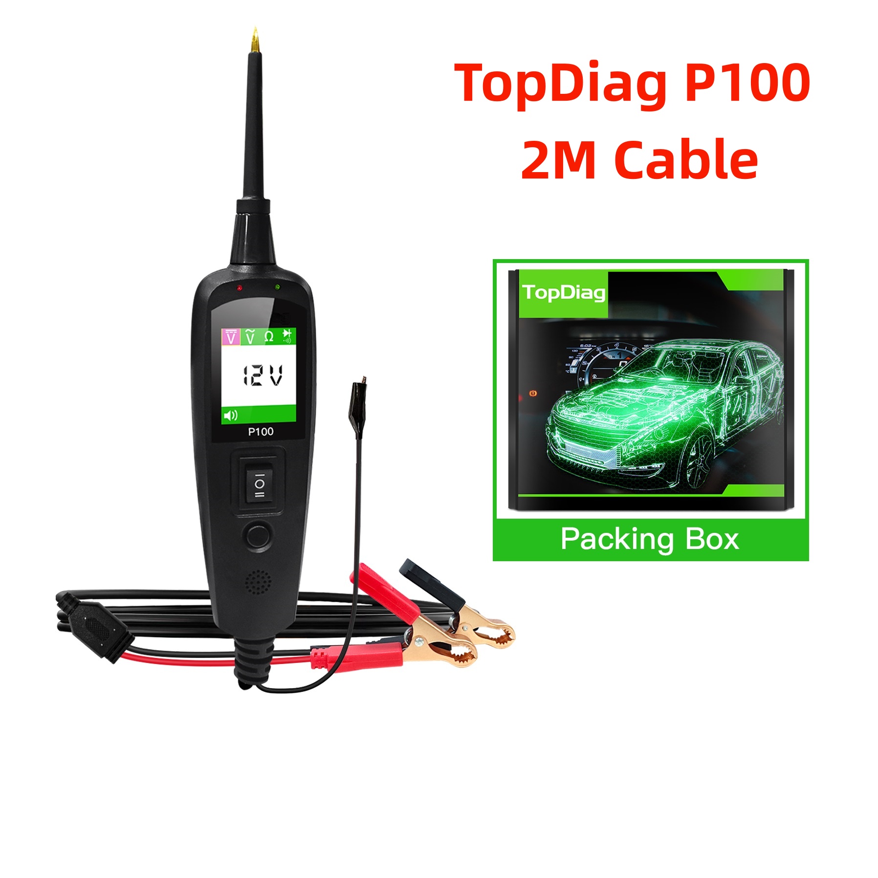 Car Diagnostic Tool - TopDiag P100 2M Car Electrical Circuit