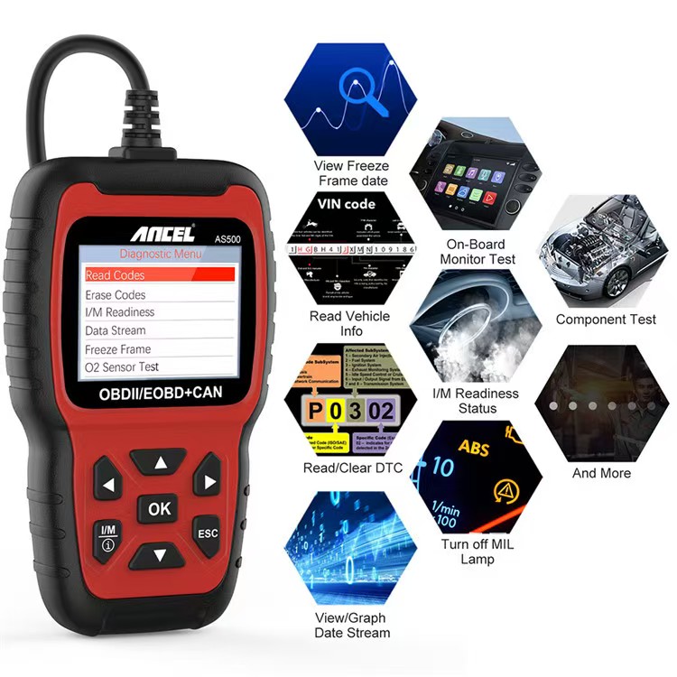 All OBDII functions Multi-lang - Car Diagnostic Tool recension och pris